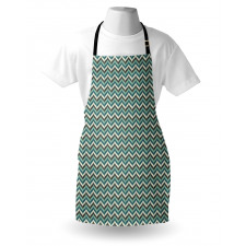 Abstract Wavy Lines Apron