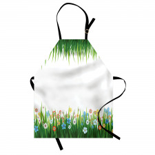 Grass and Flowers Apron