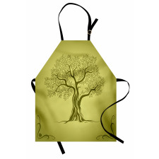 Olive Tree Pattern Apron