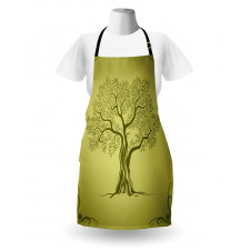 Olive Tree Pattern Apron