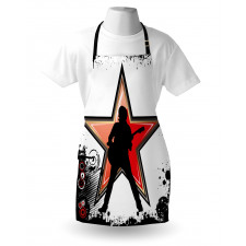 Guitar Player Star Apron