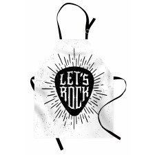 Lets Rock Words Apron