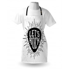 Lets Rock Words Apron