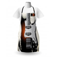 Retro Grunge Guitar Apron