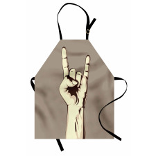 Hand Sign Vintage Apron