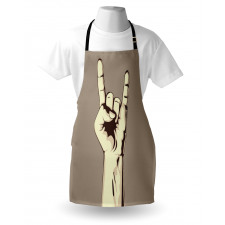 Hand Sign Vintage Apron