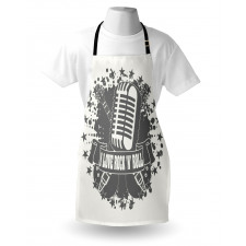 Retro Microphone Apron