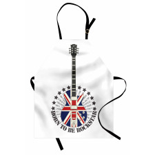 England Flag Guitar Apron