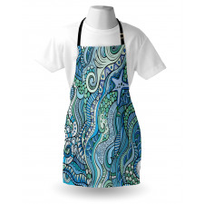 Underwater Wildlife Ethnic Apron