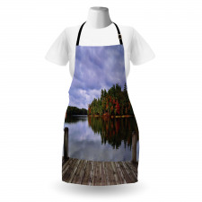 Wooden Dock Fall Splendor Apron