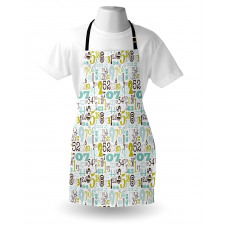 Colorful Typography Apron