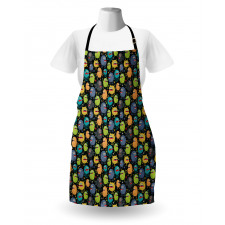 Cartoon Style Beings Apron