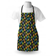 Cartoon Style Beings Apron