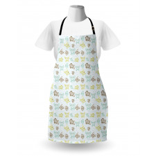 Exotic Aquarium Doodle Apron