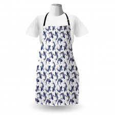 Japanese Carp Sketch Apron