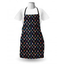 Cartoon Style Space Apron