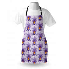 Tropical Orchid Flowers Apron