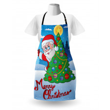 Tree Snowy Forest Apron