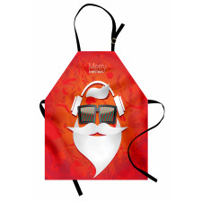 Hipster Glasses Earphones Apron