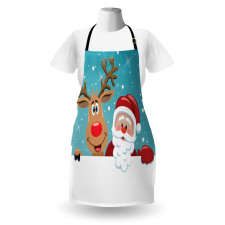 Rudolph Deer Greeting Apron