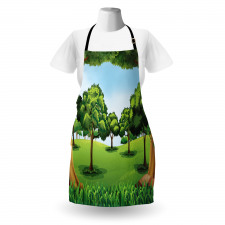 Nature Scene Summer Apron