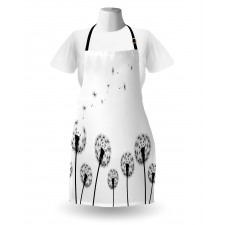 Faded Blowball Plant Apron
