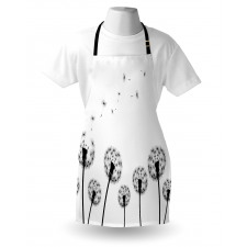 Faded Blowball Plant Apron