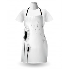 Seed Blowing Away Floral Apron