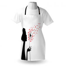 Woman with Dandelion Apron