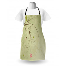 Swirls Lines Petal Apron