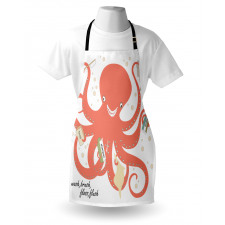 Octopus Holding Sap Apron