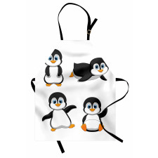 Penguin Cartoon Fun Apron