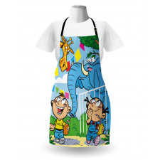 Mischievous Elephant Boy Apron