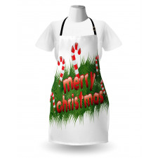 Candy Canes Garland Apron