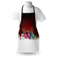 Snowman with Hat Apron