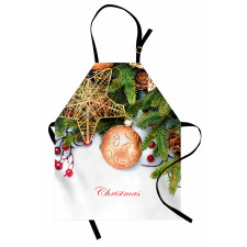 Holly Berries Star Apron