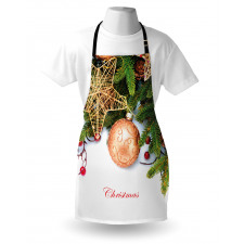 Holly Berries Star Apron