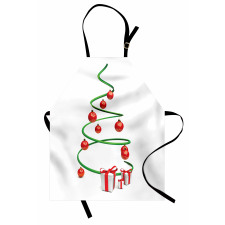 Abstract Xmas Tree Apron