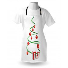 Abstract Xmas Tree Apron