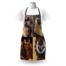 Rustic Collage of Grains Apron