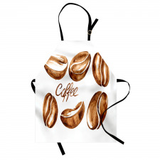 Watercolor Effect Beans Apron