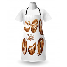 Watercolor Effect Beans Apron