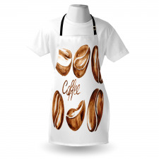 Watercolor Effect Beans Apron