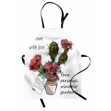 Tropical Window Garden Apron