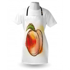 Fresh Fruit Sketch Art Apron