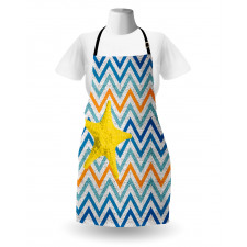 Angled Stripes Starfish Apron