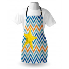 Angled Stripes Starfish Apron