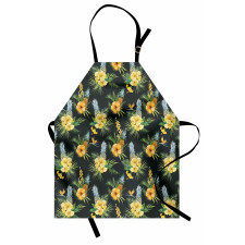 Tropic Flower Design Apron