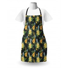 Tropic Flower Design Apron