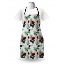 Summer Palm Trees Fern Apron